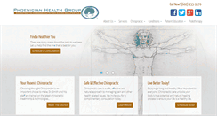 Desktop Screenshot of chiropractorsphoenixaz.com